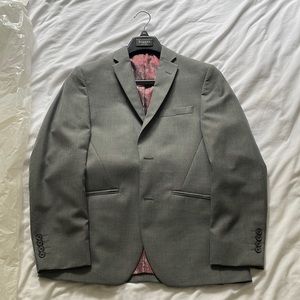 Haggar suit jacket 36s gray